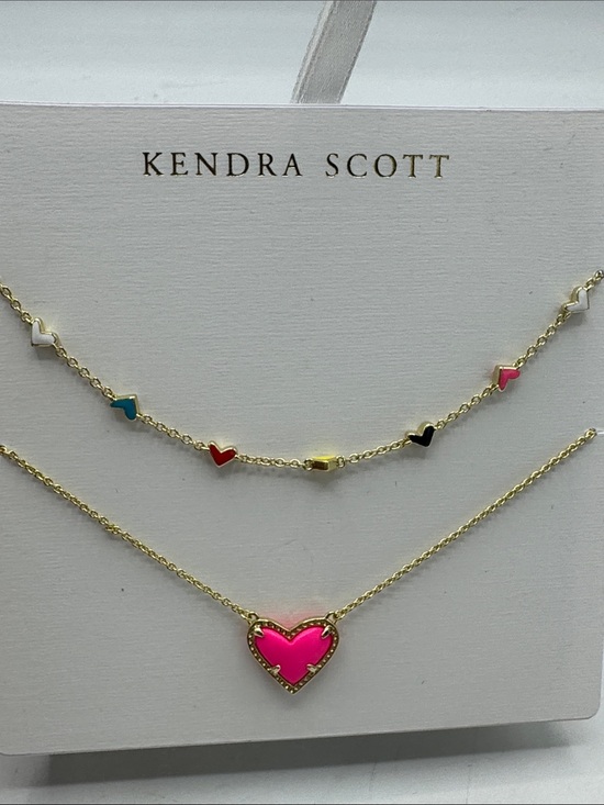 Kendra Scott Jewelry - NWT Kendra Scott Multicolor Heart Necklace Set
